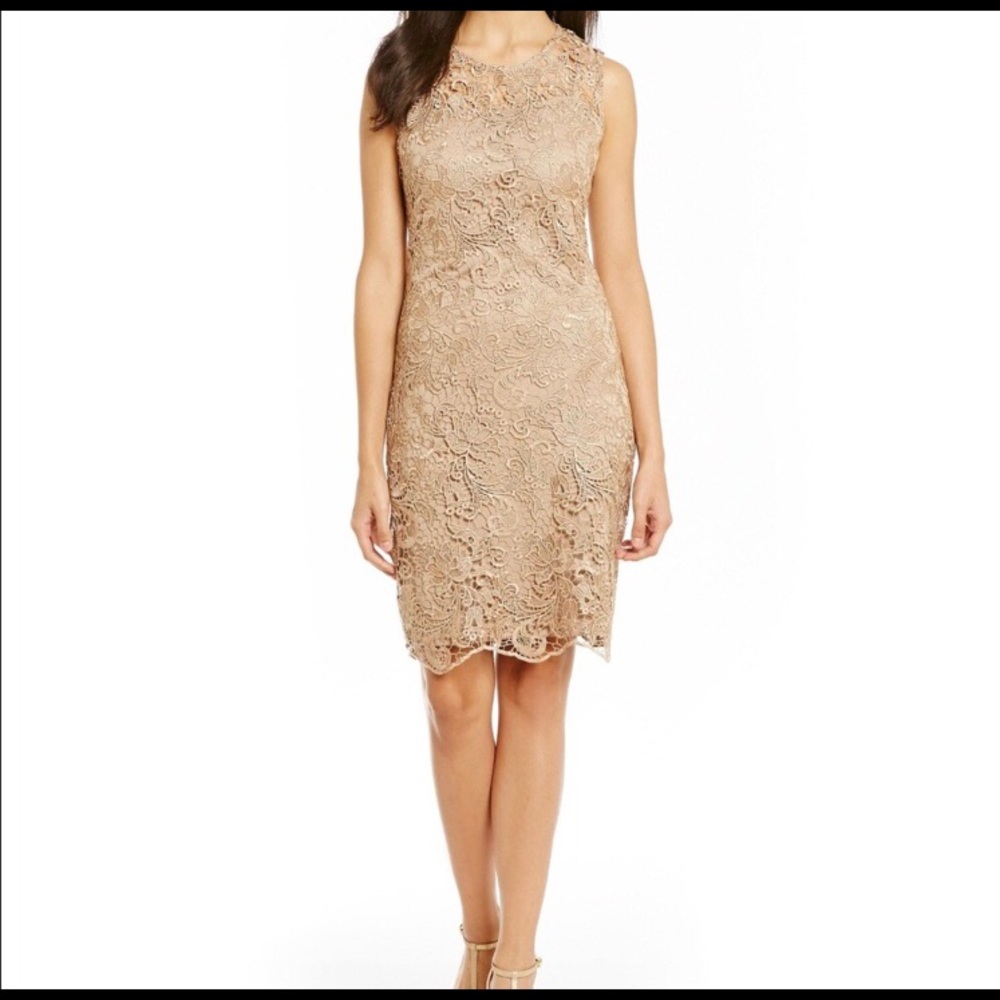 Calvin Klein - Lace Sheath Dress